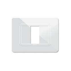 PLAQUE TECHNOPOLYMERE 44 RECTANGULAIRE BLANC 1 MODULE|sfh|ddbfe22d8be6|