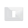 PLAQUE TECHNOPOLYMERE 44 RECTANGULAIRE BLANC 1 MODULE|sfh|4820c7c5098f|