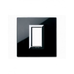 PLAQUE VERA 44 CARREE EN VERRE NOIR ABSOLU 1 MODULE|sfh|3d677cb25bc8|