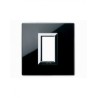 PLAQUE VERA 44 CARREE EN VERRE NOIR ABSOLU 1 MODULE|sfh|3d677cb25bc8|