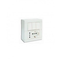 BOITE APPARENTE 3+3 MODULES S45 BLANC|sfh|159f300cd2f0|