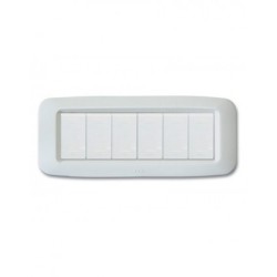 PLAQUE YES 45 RECTANGULAIRE BLANC 6 MODULES|sfh|c20ac5d93d5b|