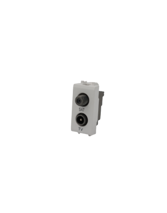CADRE POUR VERA 44 CARREE 2 MODULES BLANC