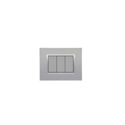 BELLA Rectangulaire Argent Opaque / Cardre Chromé|sfh|68581b938799|