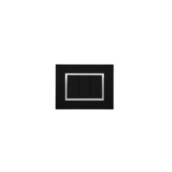 BELLA Rectangulaire Noir Mat / Cardre Chromé|sfh|81d36bd275f5|