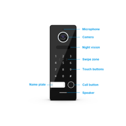 Lotus 1 bouton Avec lecteur RFID & Digicode|sfh|cee3fa7e6e1a|