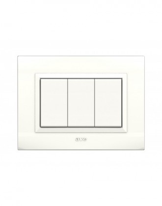 plaques “Vera 44” pour boîtes réctangulaires - Gris