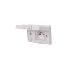 PLAQUE ETANCHE ENCASTREE RECTANGULAIRE 3 MODULES S43 BLANC|sfh|436b0b5f5ef0|