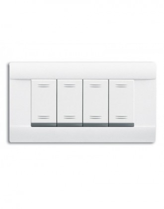 plaques “Zama 44” pour boîtes réctangulaires- Graphite
