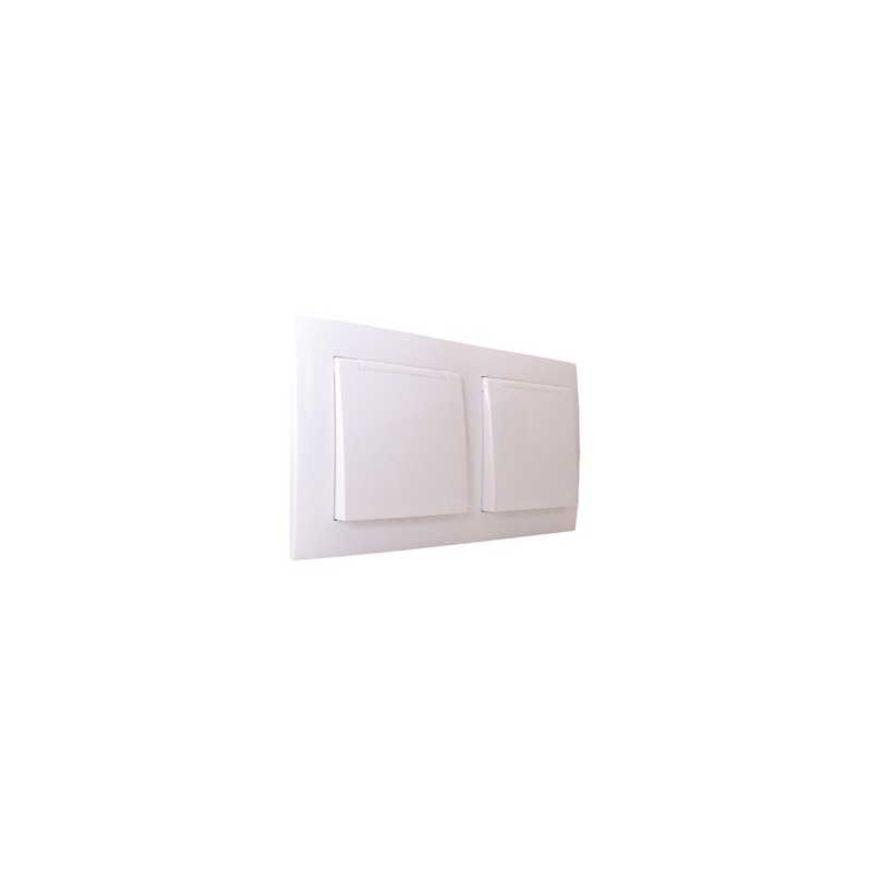 Interrupteur 2 Positions ON/OFF 16A 250V - Pour Rail DIN, Fixation Par Encliquetage