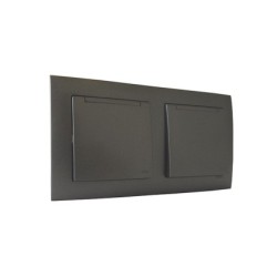 Gamme étanche Noir 2+2 modules|sfh|59322c5e333a|