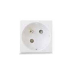 Prise 2P+T Carrée Française Blanc|sfh|24b7c43b49c8|