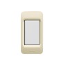 PLAQUE POUR PROFILÉ EN ALUMINIUM IVOIRE 1 MODULE|sfh|a8813d6de7bb|
