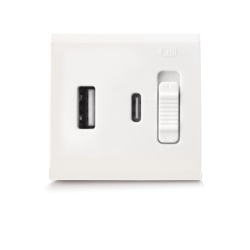 Chargeur USB ULTRA RAPIDE (PD) 20W TYPE A+C 2 MODULES CLARA 43|sfh|3c84cbc0426d|