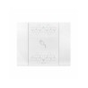 PRISE COULISSANTE SMART 44 TOUCH RECTANGULAIRE BLANC EFFET BRILLANT 3 MODULES|sfh|6cf4eee8433f|