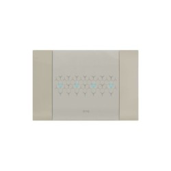 PLAQUE SMART 44 TOUCH RECTANGULAIRE TAUPE EFFET MAT JUSQU'À 7 COMMANDES 4 MODULES|sfh|10fb74d61468|