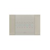 PLAQUE SMART 44 TOUCH RECTANGULAIRE TAUPE EFFET MAT JUSQU'À 7 COMMANDES 4 MODULES|sfh|10fb74d61468|