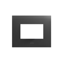 PLAQUE SMART 44 RECTANGULAIRE GRIS TEKLA EFFET MAT 3 MODULES|sfh|148c91454428|