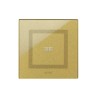 PLAQUE VERA 44 TOUCH CARRÉE GOLD 2 MODULES 1 COMMANDE|sfh|c0caf0d06fa0|