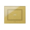 PLAQUE VERA 44 TOUCH RECTANGULAIRE GOLD 3 MODULES 1 COMMANDE|sfh|33e4c6a1390d|