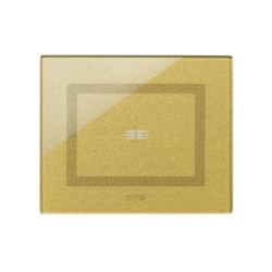 PLAQUE VERA 44 TOUCH RECTANGULAIRE GOLD 3 MODULES 1 COMMANDE|sfh|be04d062260a|