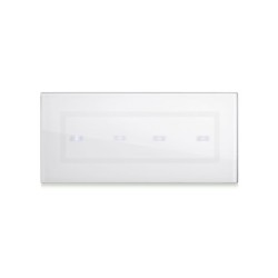 PLAQUE VERA 44 TOUCH RECTANGULAIRE BLANC 7 MODULES 4 COMMANDES|sfh|672c65395fd7|
