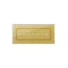 PLAQUE VERA 44 TOUCH RECTANGULAIRE GOLD 7 MODULES 7 COMMANDES|sfh|4d2b193e36f7|