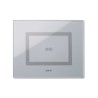 PLAQUE VERA 44 TOUCH RECTANGULAIRE GRIS OPAQUE 3 MODULES 1 COMMANDE|sfh|da1a1d7dcb4a|