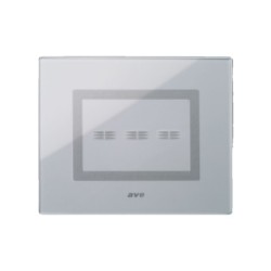PLAQUE VERA 44 TOUCH RECTANGULAIRE GRIS OPAQUE 3 MODULES 3 COMMANDES|sfh|775367977eb8|