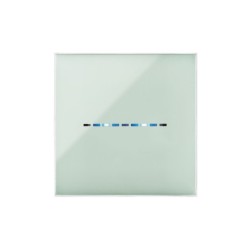 PLAQUE YOUNG TOUCH 44 CARRÉE VERT SAUGE 2 MODULES|sfh|66d81faf5571|