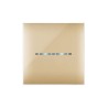 PLAQUE YOUNG TOUCH 44 CARRÉE DORÉ 2 MODULES|sfh|ac928a0e6d35|