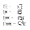 Boîte Apparente noir mat 4 modules|sfh|f907af0edeaa|
