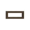 PLAQUE SMART EASY 44 RECTANGULAIRE BRONZE MAT 7 MODULES|sfh|c0b0982123b5|