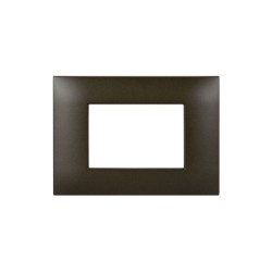 PLAQUE YOUNG 44 RECTANGULAIRE BRONZE MAT 3 MODULES|sfh|79f4ec13cc1c|