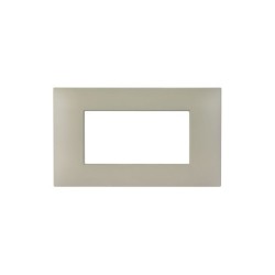 PLAQUE YOUNG 44 RECTANGULAIRE BEIGE MAT 4 MODULES|sfh|976e5df65533|