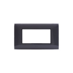 PLAQUE YOUNG 44 RECTANGULAIRE GRIS CENDRÉ 4 MODULES|sfh|76e85894b2dd|