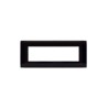 PLAQUE YOUNG 44 RECTANGULAIRE NOIR ABSOLU 7 MODULES|sfh|d85d0fecf618|