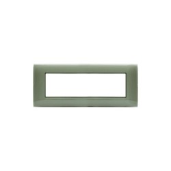 PLAQUE YOUNG 44 RECTANGULAIRE VERT SAUGE 7 MODULES|sfh|13fa47455664|