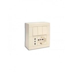 BOITE APPARENTE 3+3 MODULES S45 IVOIRE|sfh|191f74e797c0|