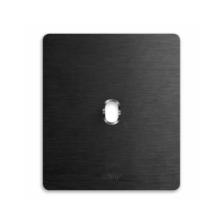 PLAQUE NEW STYLE 44 CARREE ALUMUNIUM ANTHRACITE BROSSÉ 2 MODULES 1 COMMANDE|sfh|5ab7c973c141|