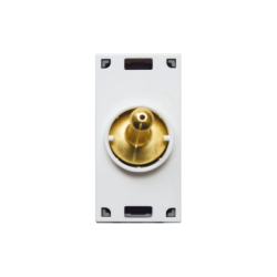 INTERRUPTEUR À BOUTON-POUSSOIR À LEVIER BLANC, NEW STYLE / ENGLAND STYLE DORÉ 44|sfh|7376039c8923|