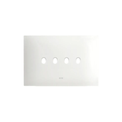 PLAQUE SMART NEW STYLE 44 RECTANGULAIRE BLANC EFFET MAT 4 MODULES 4 COMMANDES|sfh|295e189852e4|