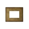 PLAQUE VERA 44 RECTANGULAIRE ALUMUNIUM COULEUR BRONZE ANTIQUE 3 MODULES|sfh|e6dbf90563f1|