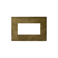PLAQUE VERA 44 RECTANGULAIRE ALUMUNIUM COULEUR BRONZE ANTIQUE 4 MODULES|sfh|404b62102abc|