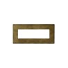 PLAQUE VERA 44 RECTANGULAIRE ALUMUNIUM COULEUR BRONZE ANTIQUE 7 MODULES|sfh|88b0c21adc7a|