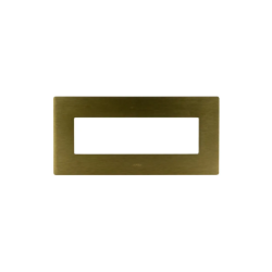 PLAQUE VERA 44 RECTANGULAIRE ALUMUNIUM COULEUR BRONZE 7 MODULES|sfh|271655cc51cf|