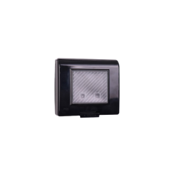 PLAQUE ETANCHE ENCASTREE RECTANGULAIRE 3 MODULES S43 BLANC
