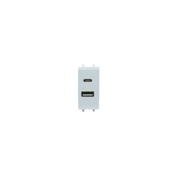 Chargeur USB 20W PD Type A+C 1 Module Clara 43