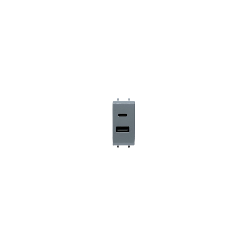 Chargeur USB 20W PD Type A+C 1 Module Sylvia 43