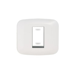 PLAQUE YES 45 CARREE BLANC 1 MODULE|sfh|908705033138|